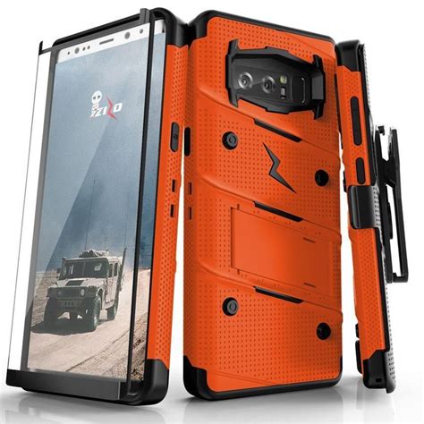 drop tested note 8 case|Samsung Galaxy Note 8 Case Zizo Bolt Military Drop Tested 9h .